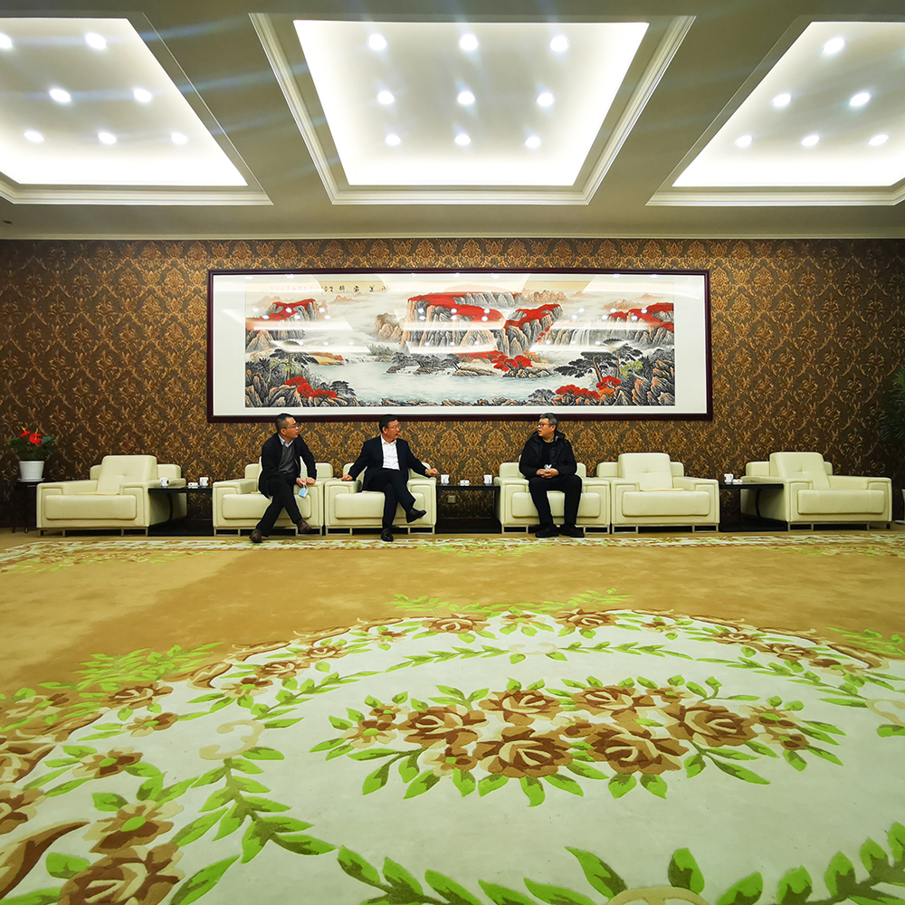 中国邮政储蓄银行临沂市分行党委书记、行长宋鲁光等一行到我公司考察调研